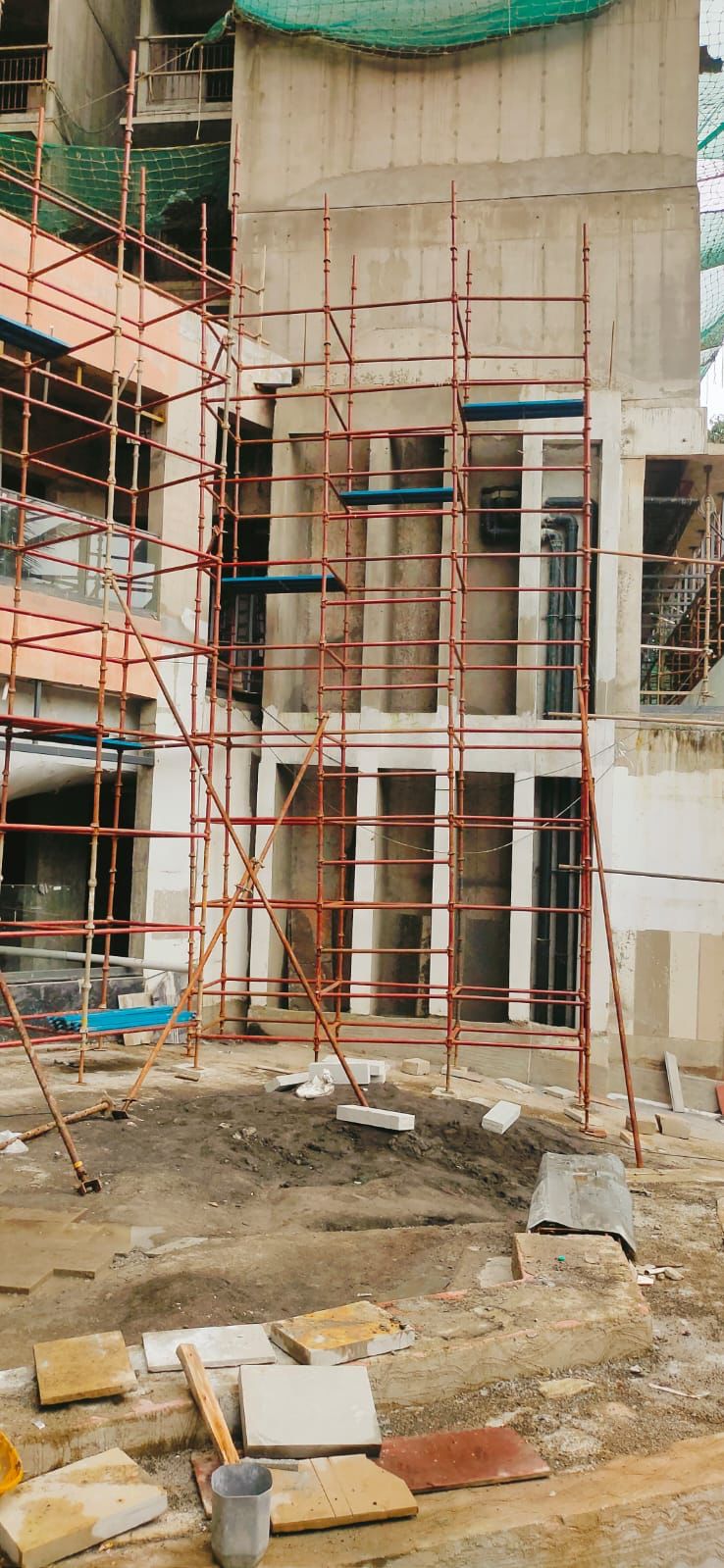 aluminum scaffolding stairway model